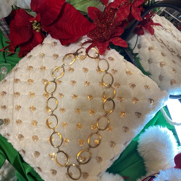 Premier Designs 33”! Large GOLD Chain Link Necklace! 🔥WEAR it as a BELT! ❤️🎄 - Picture 4 of 8